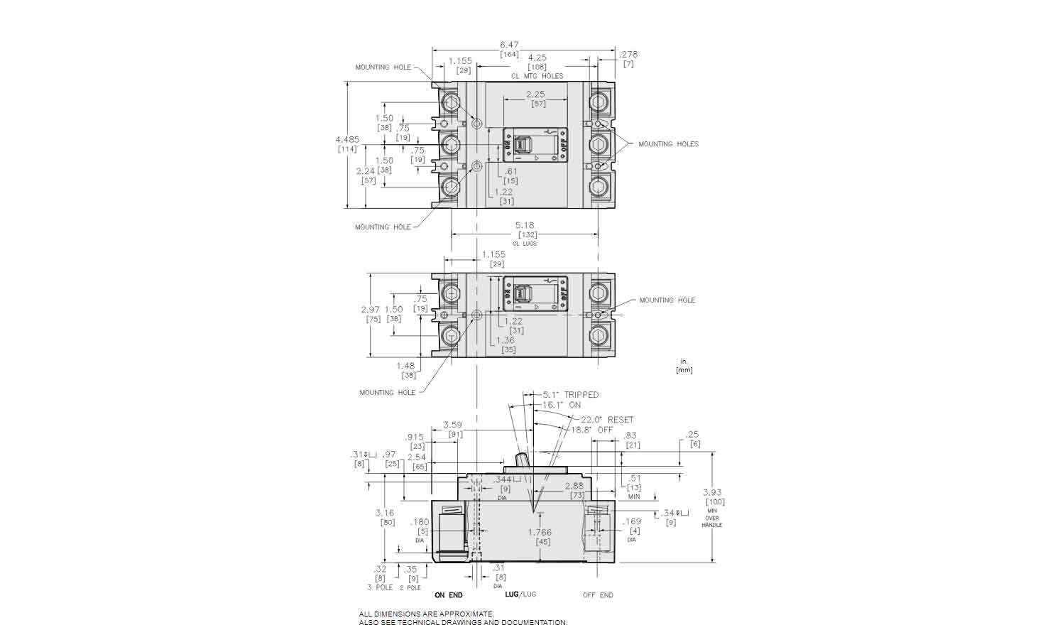 QBP32225TM - Square D - Molded Case
 Circuit Breakers