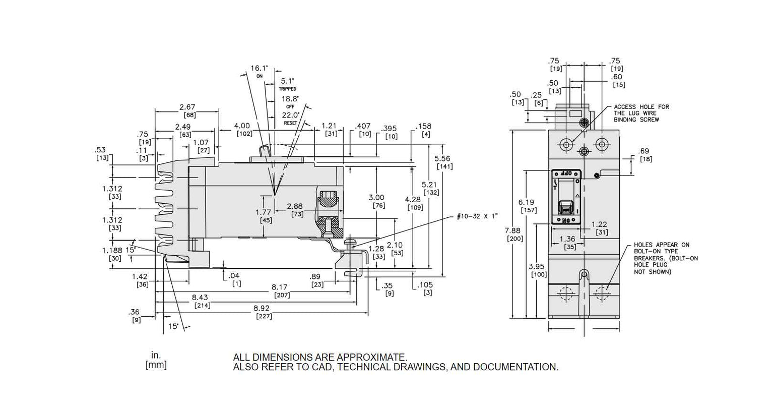 QGA222251 - Square D - Molded Case
 Circuit Breakers